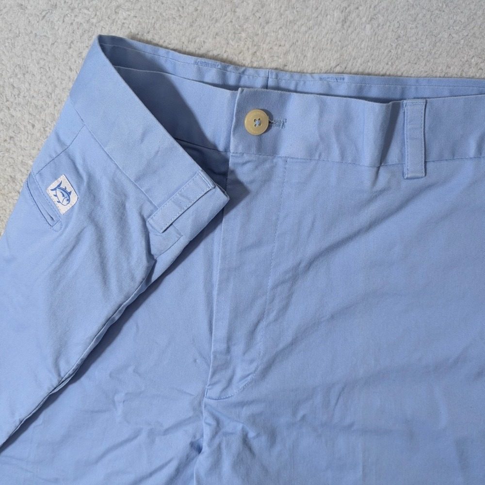 NEW Southern Tide Shorts Mens 40/8.5 Blue Channel Marker II Stretch